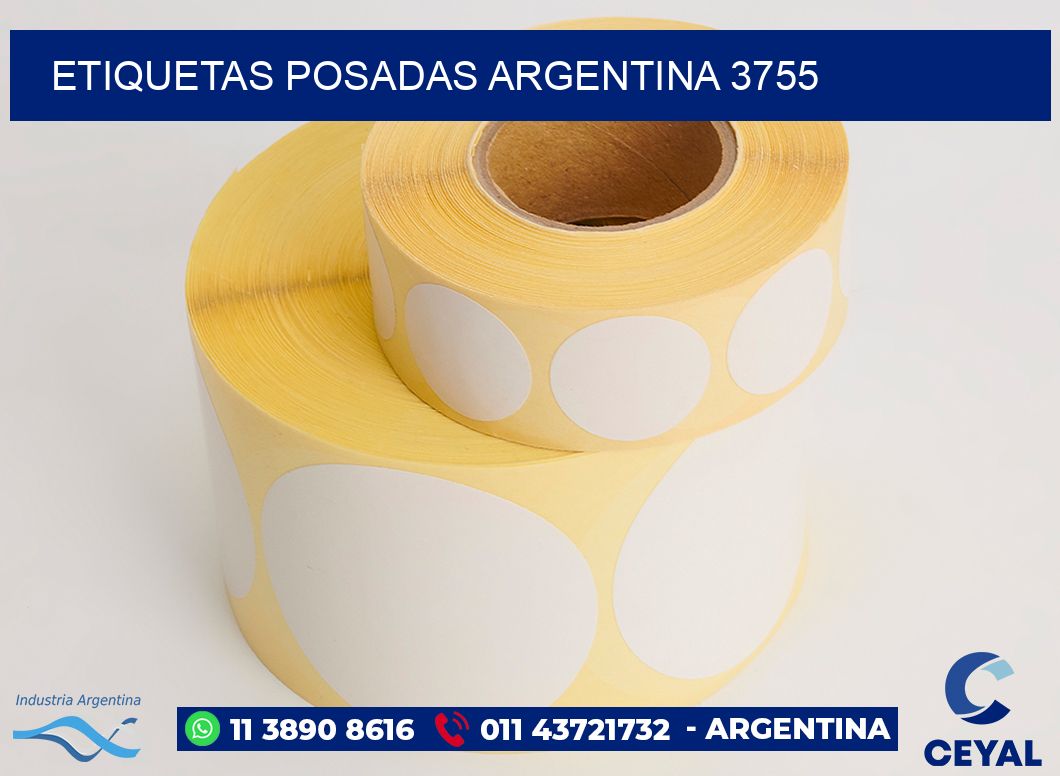 Etiquetas Posadas Argentina 3755