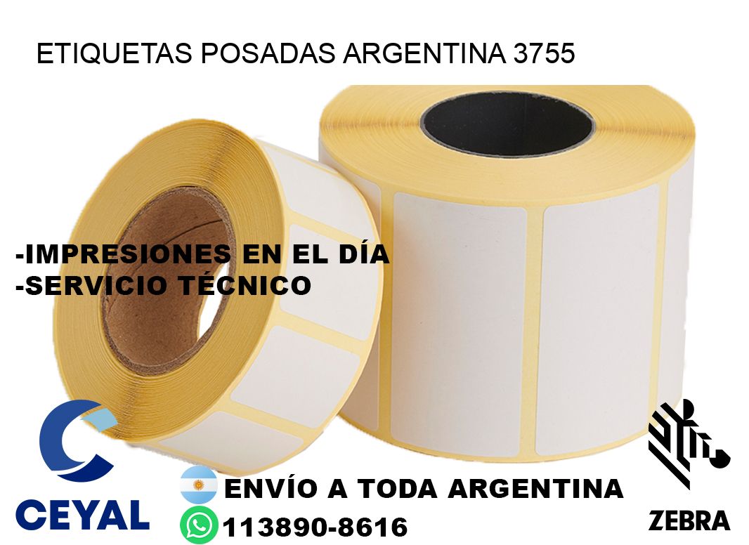 Etiquetas Posadas Argentina 3755