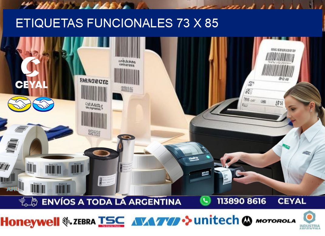 Etiquetas funcionales 73 x 85