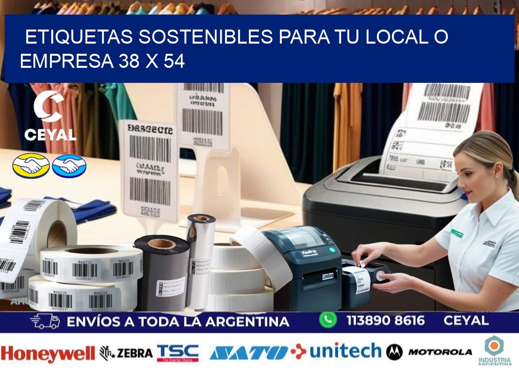 Etiquetas sostenibles para tu local o empresa 38 x 54