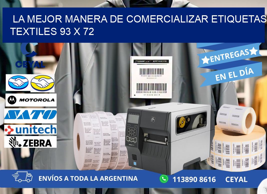 La Mejor Manera de Comercializar Etiquetas Textiles 93 x 72