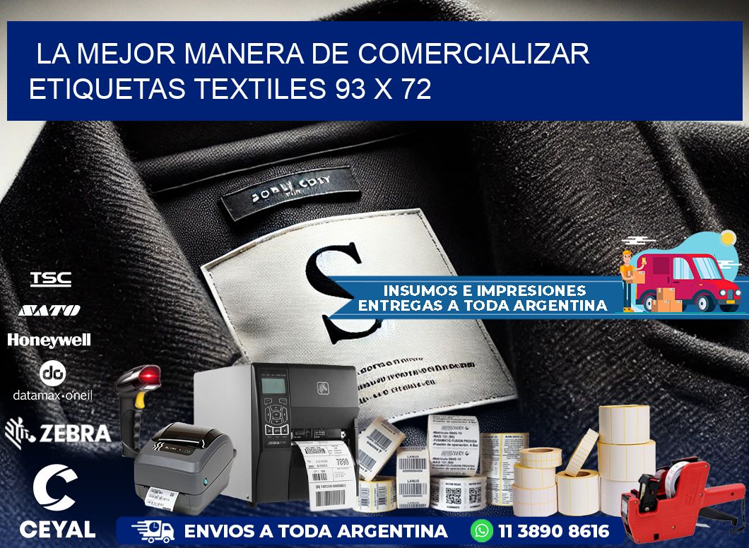 La Mejor Manera de Comercializar Etiquetas Textiles 93 x 72