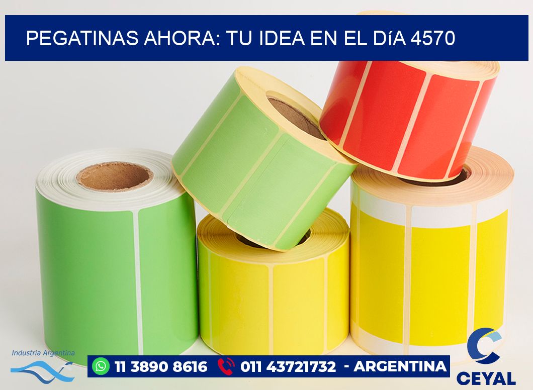 Pegatinas Ahora: Tu Idea en el Día 4570