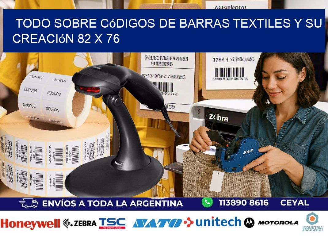 Todo sobre Códigos de Barras Textiles y su Creación 82 x 76