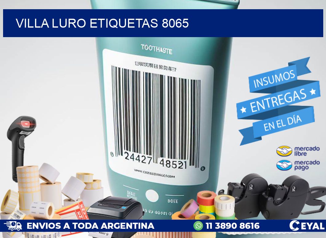 Villa Luro etiquetas 8065
