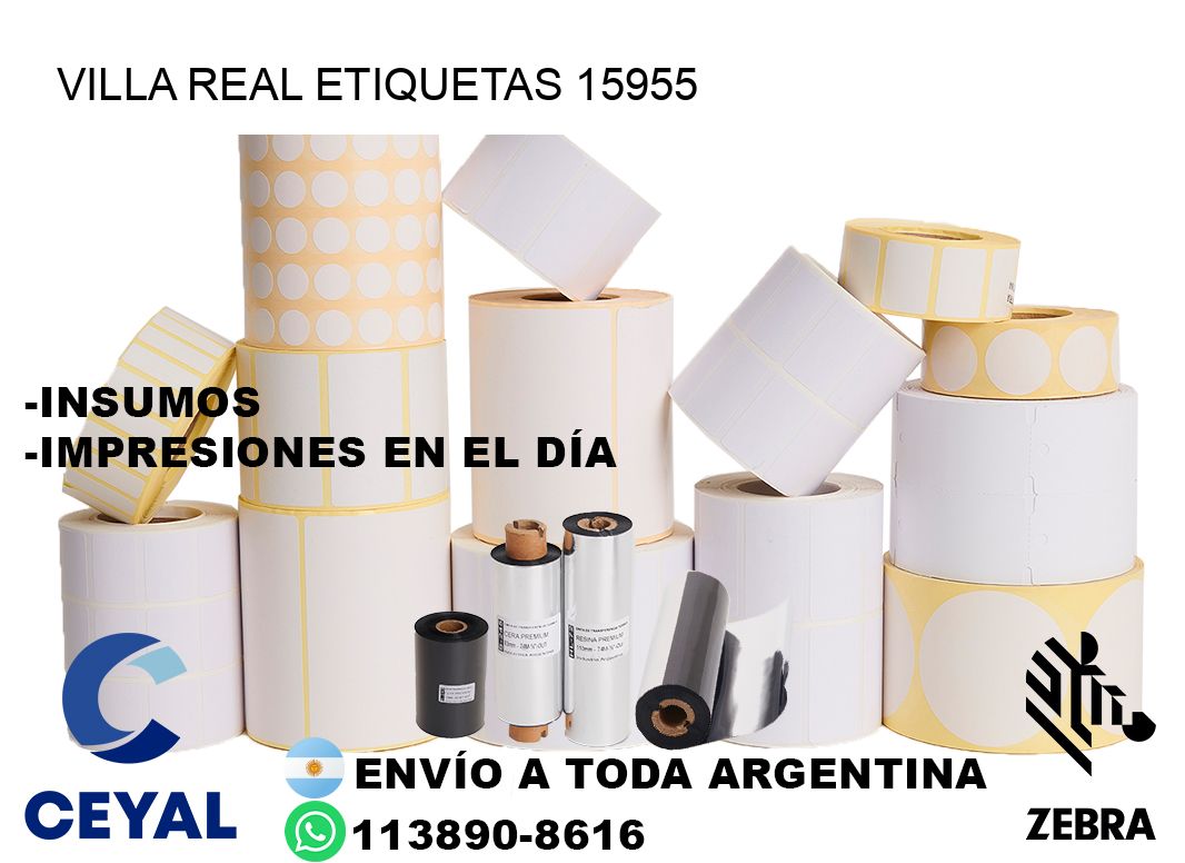 Villa Real etiquetas 15955