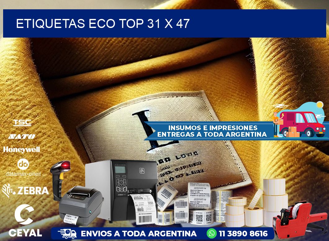 etiquetas eco top 31 x 47