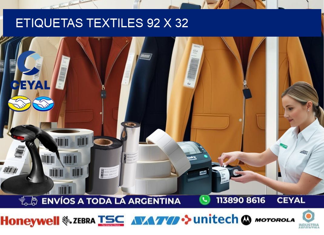 etiquetas textiles 92 x 32
