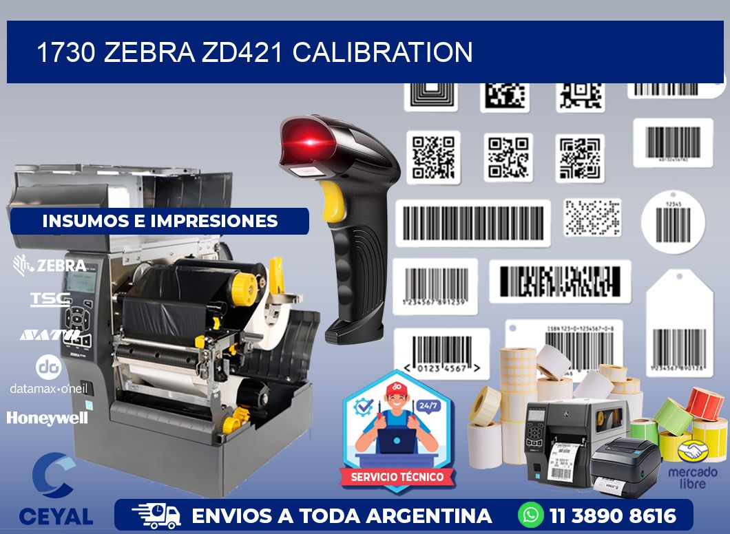 1730 Zebra ZD421 Calibration