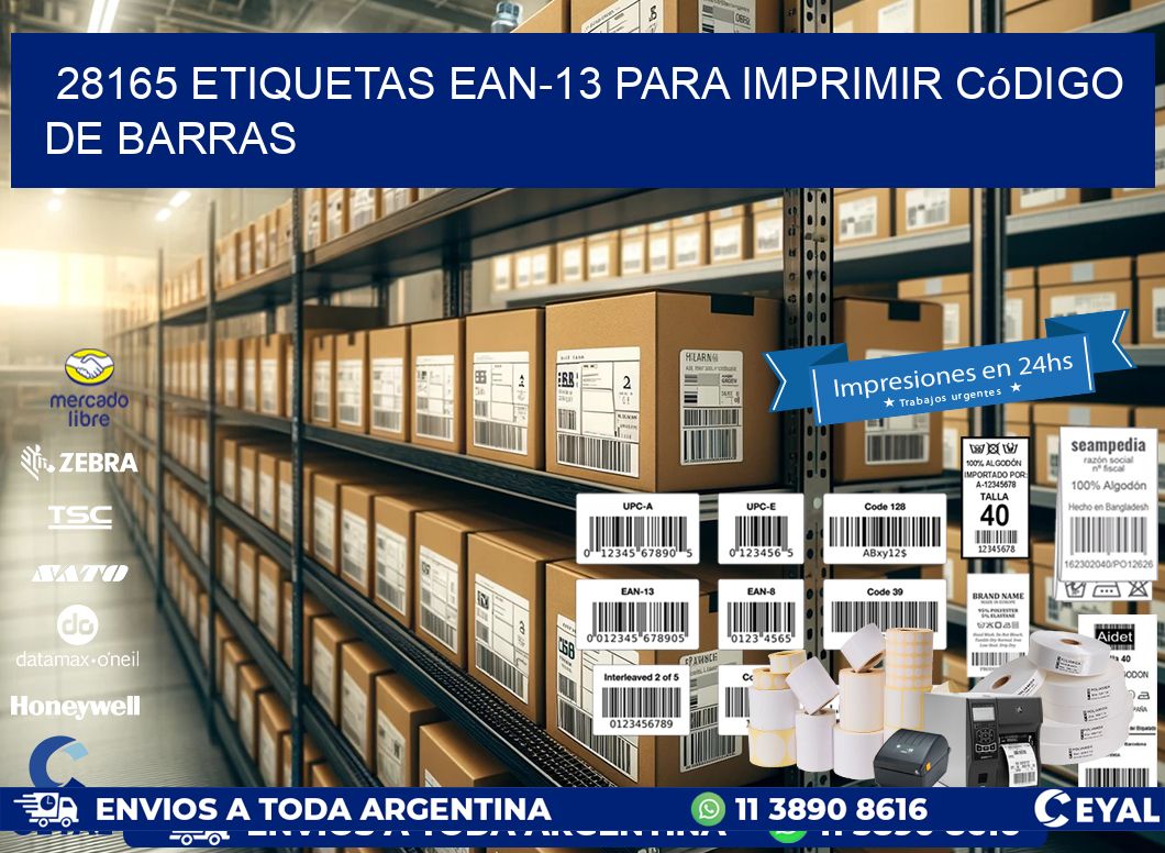 28165 etiquetas ean-13 para imprimir código de barras