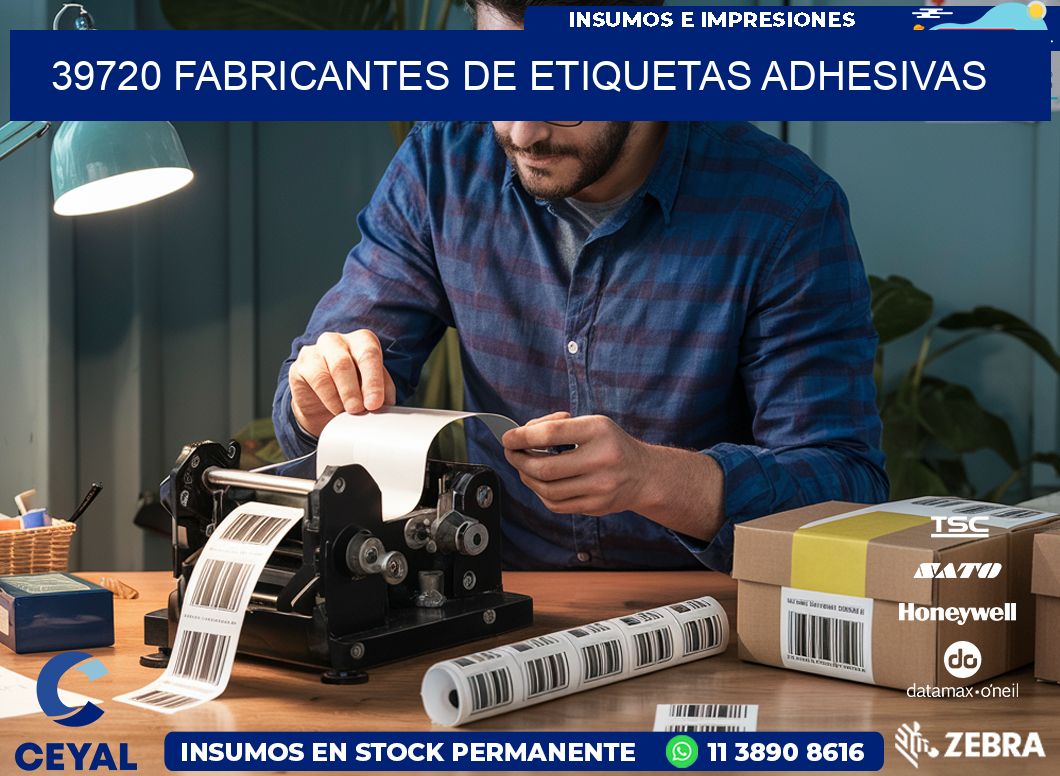 39720 Fabricantes de etiquetas adhesivas