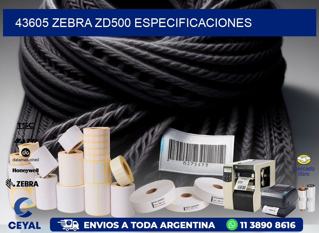 43605 Zebra ZD500 especificaciones