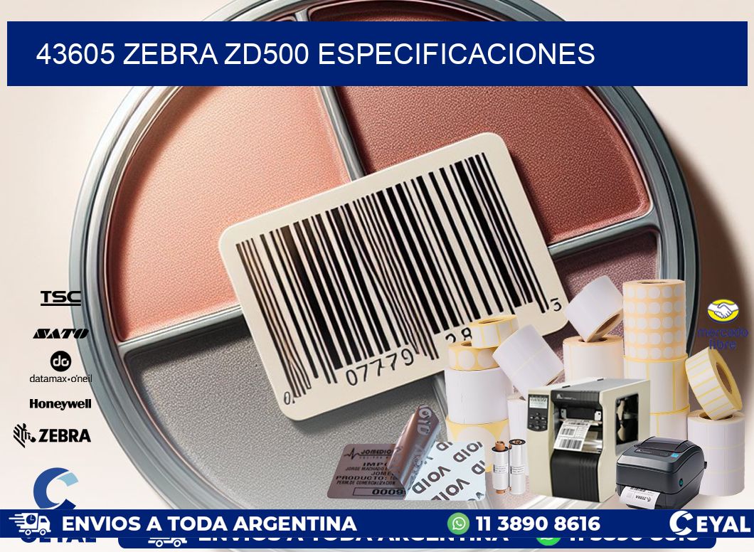 43605 Zebra ZD500 especificaciones