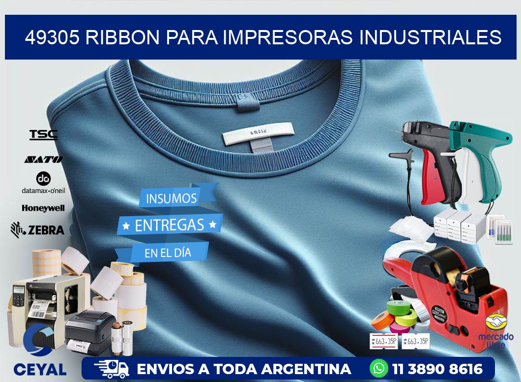 49305 Ribbon para impresoras industriales