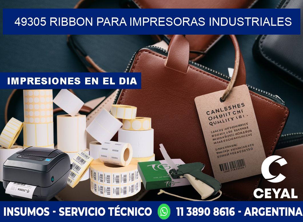 49305 Ribbon para impresoras industriales