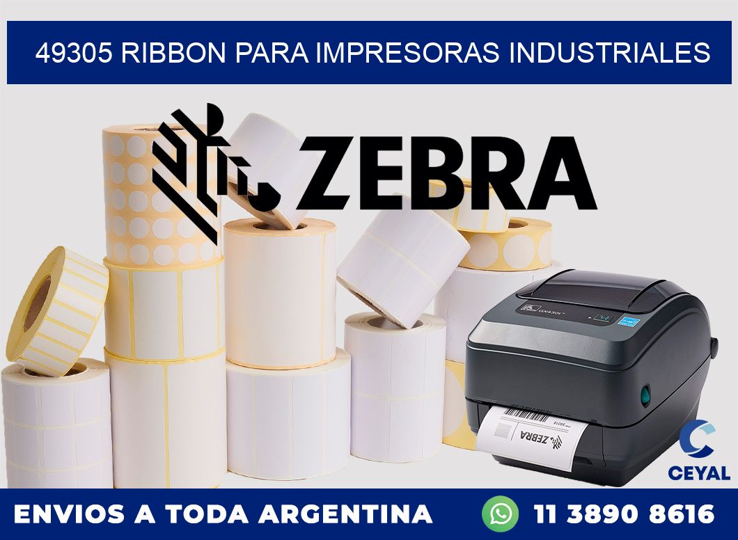 49305 Ribbon para impresoras industriales
