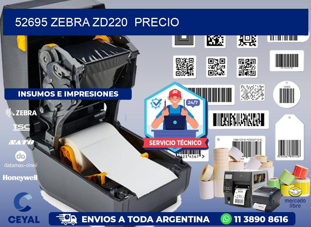 52695 Zebra ZD220  precio