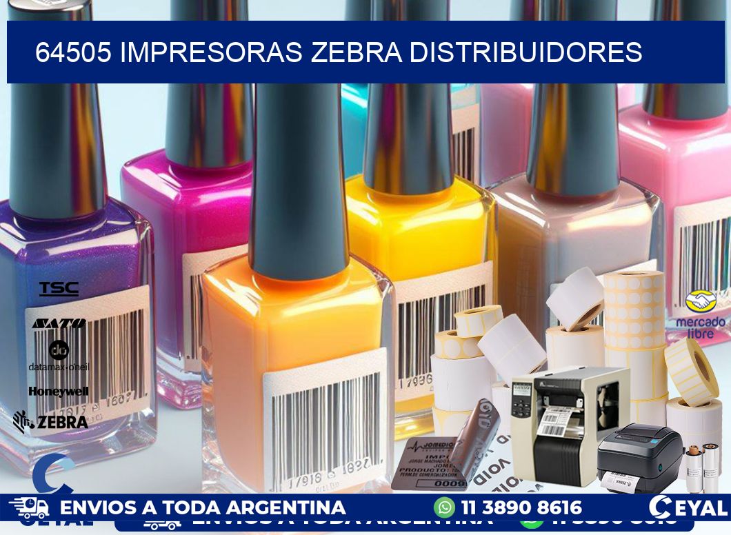 64505 impresoras Zebra distribuidores