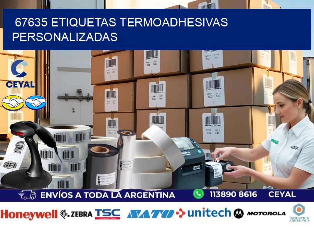 67635 Etiquetas termoadhesivas personalizadas