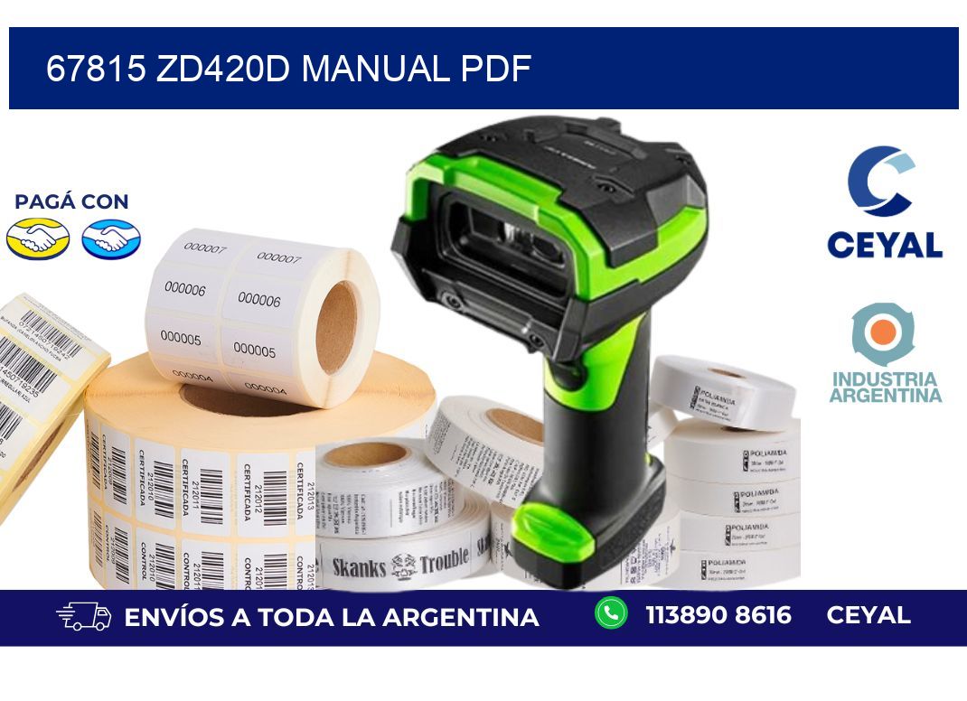 67815 ZD420d manual PDF