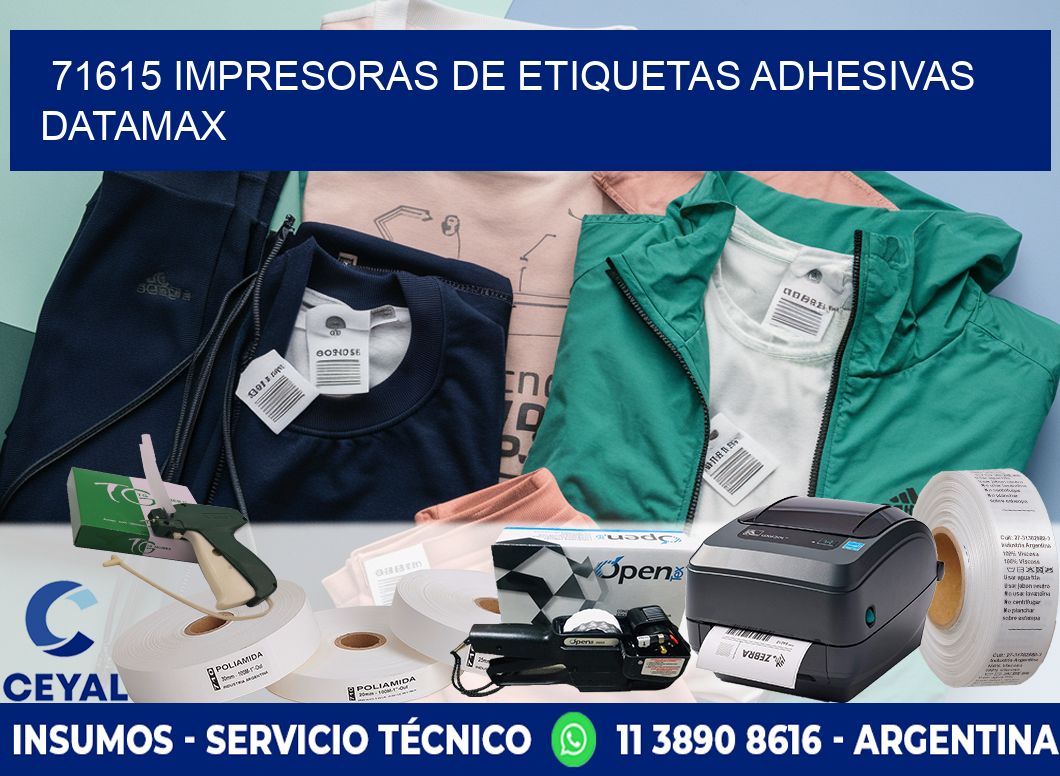 71615 impresoras de etiquetas adhesivas datamax