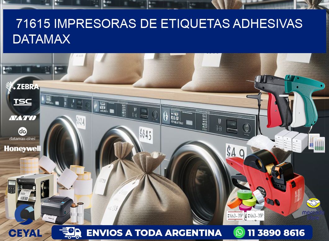 71615 impresoras de etiquetas adhesivas datamax