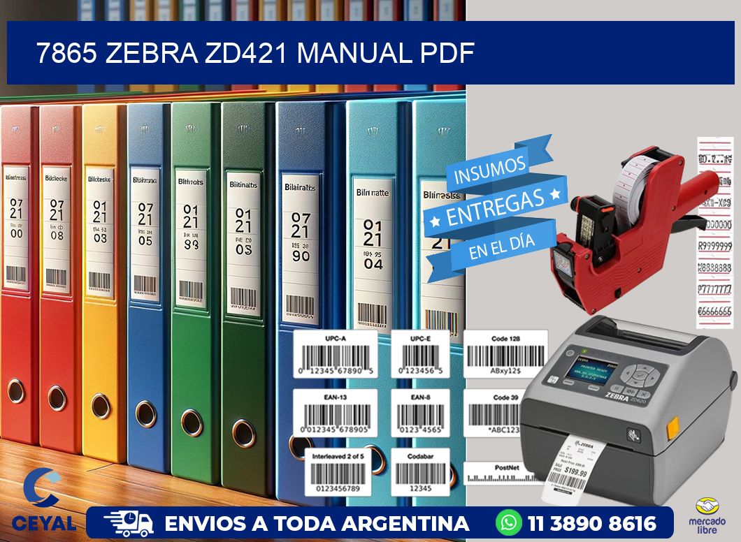 7865 Zebra ZD421 manual PDF
