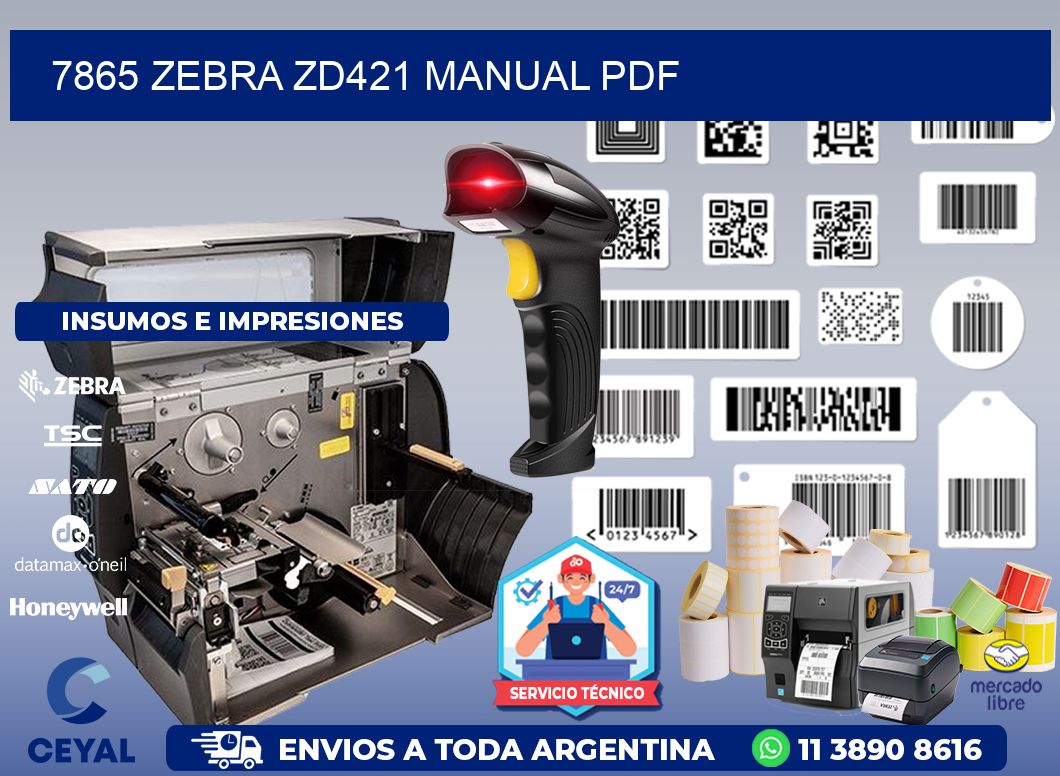 7865 Zebra ZD421 manual PDF