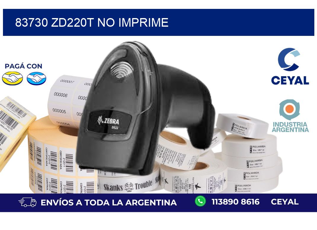 83730 ZD220t no imprime