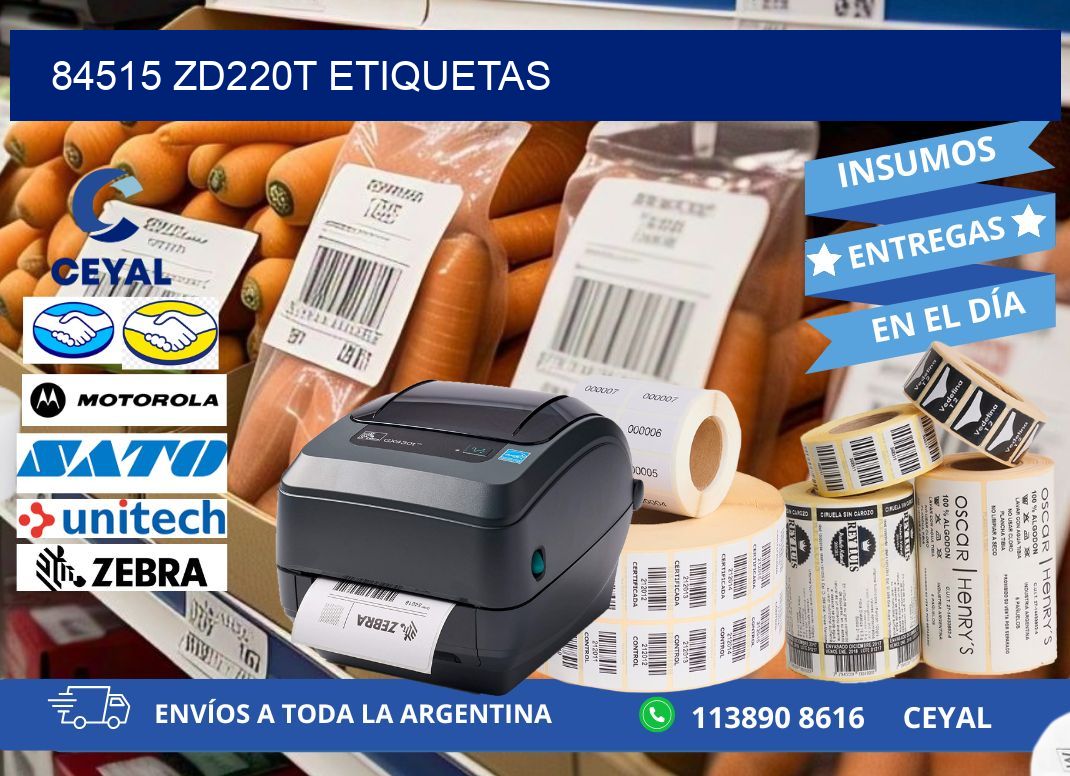 84515 ZD220t etiquetas