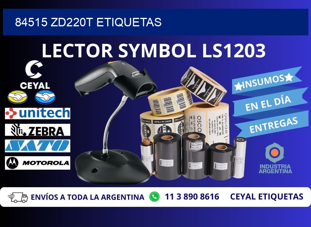 84515 ZD220t etiquetas