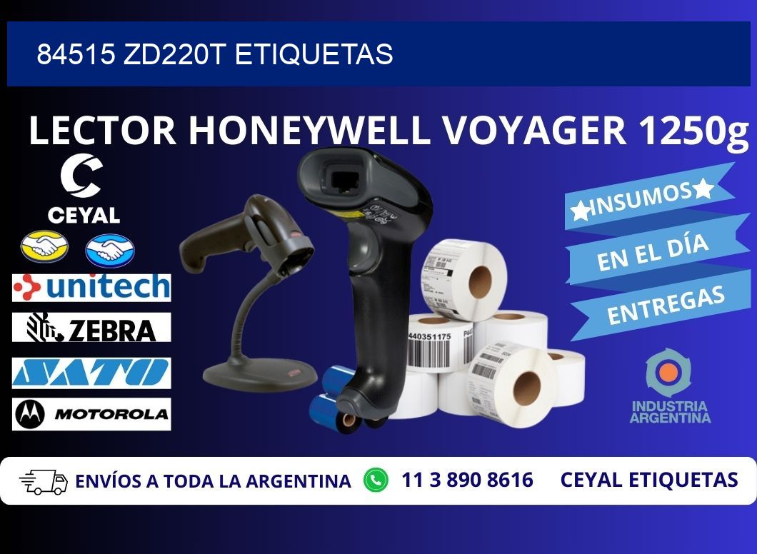 84515 ZD220t etiquetas