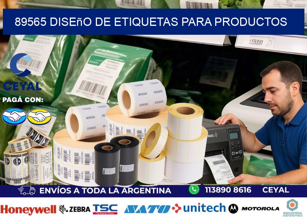 89565 Diseño de etiquetas para productos