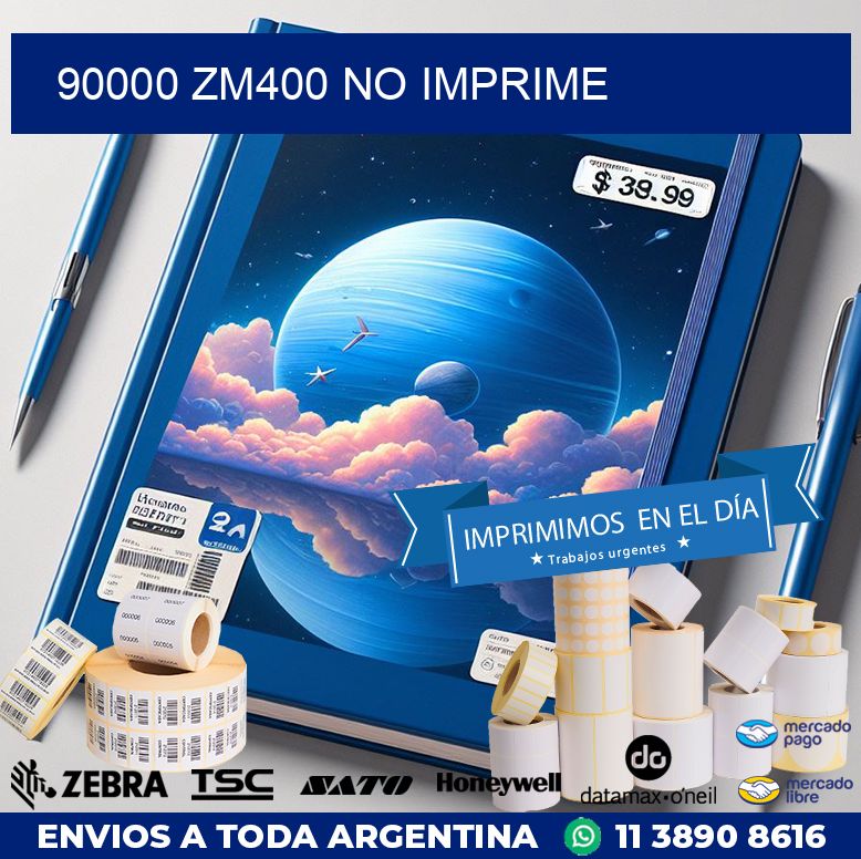 90000 ZM400 no imprime