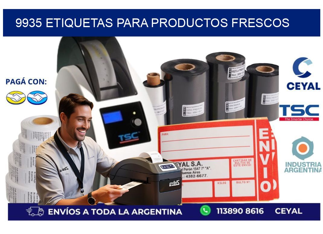 9935 Etiquetas para productos frescos