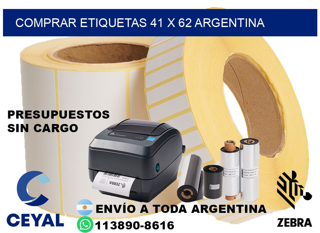 Comprar etiquetas 41 x 62 argentina