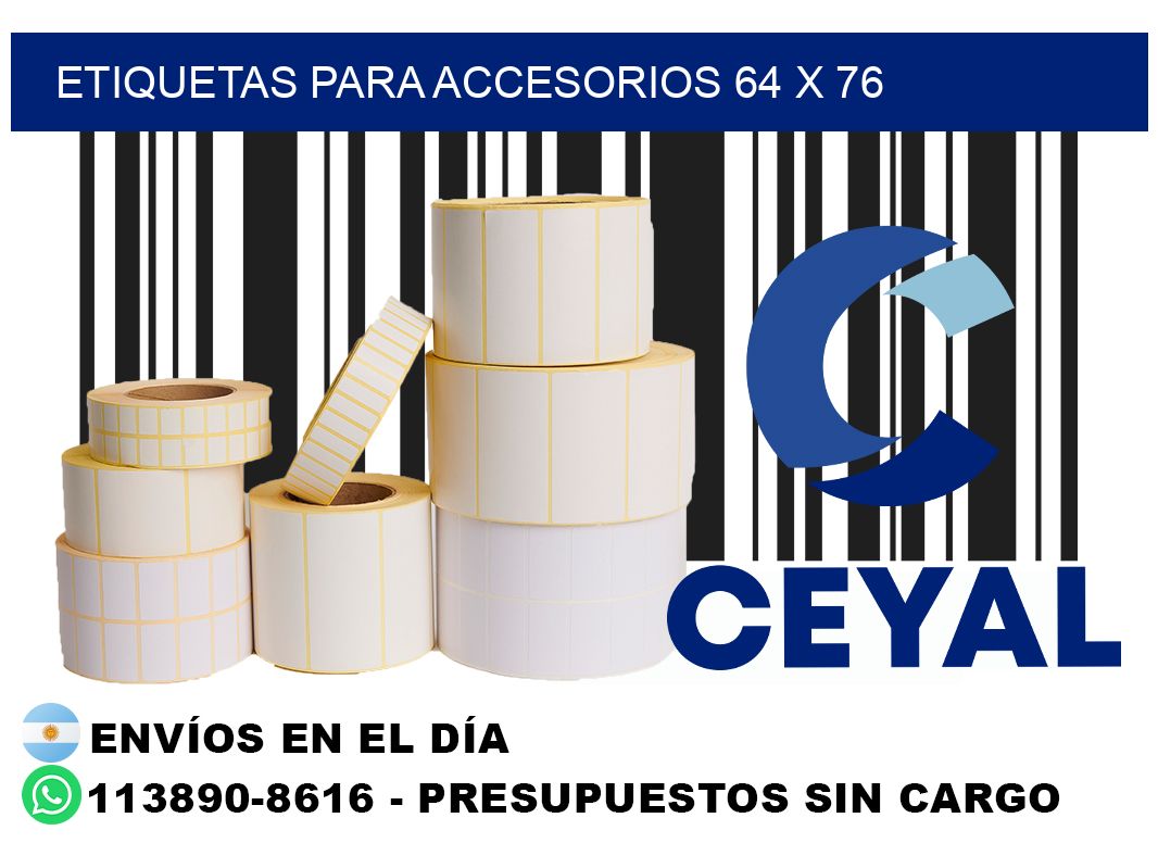 ETIQUETAS PARA ACCESORIOS 64 x 76