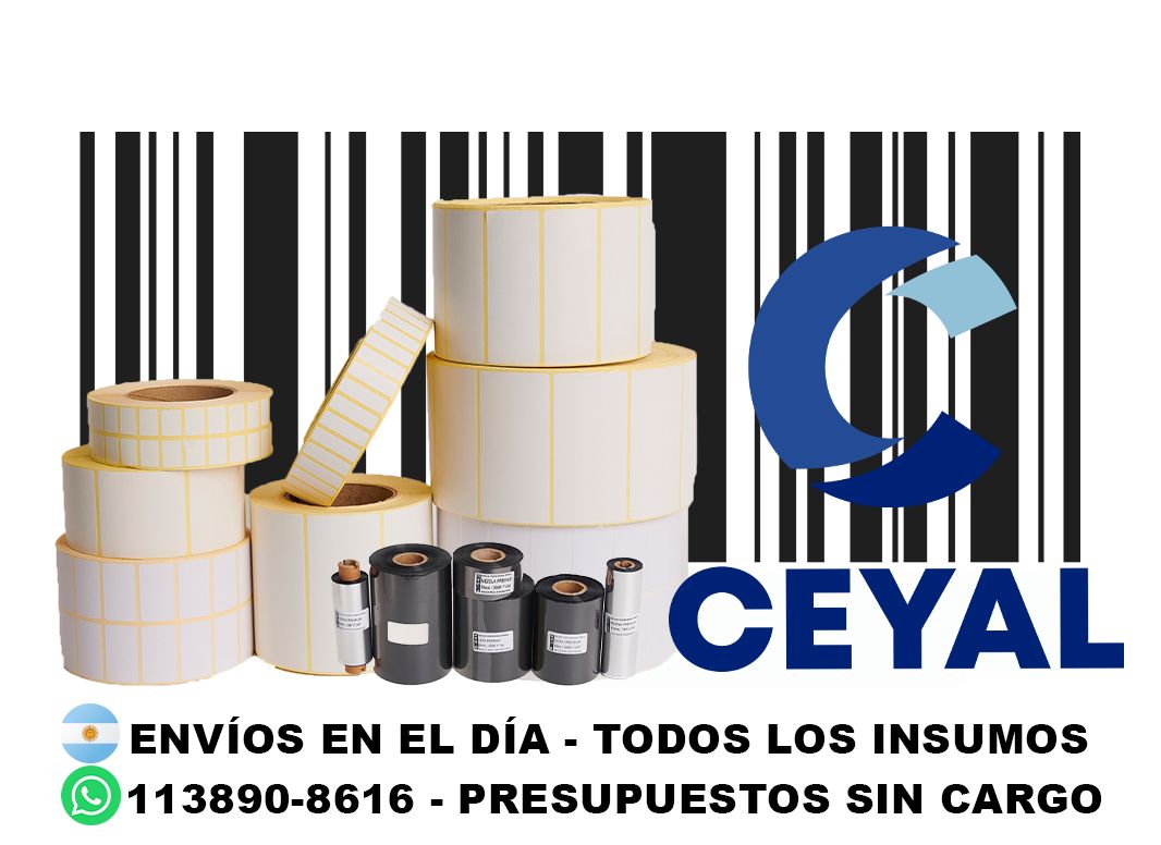 Necesito etiquetas 80 x 31 argentina