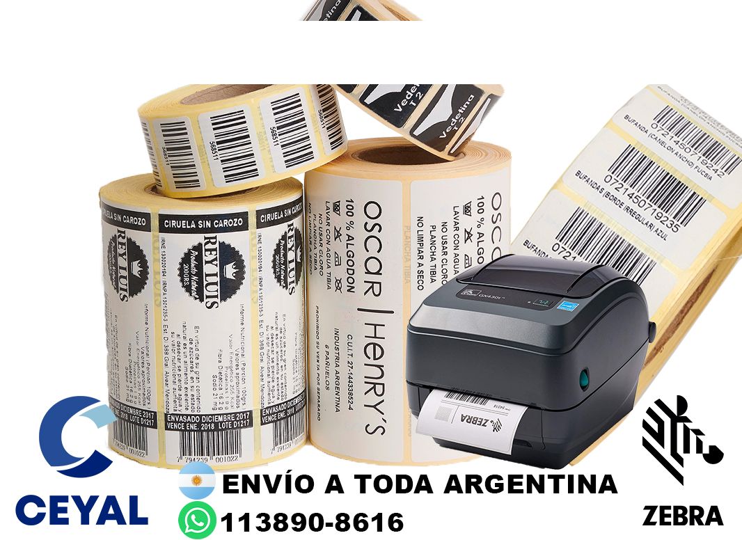Necesito etiquetas 82 x 63 argentina