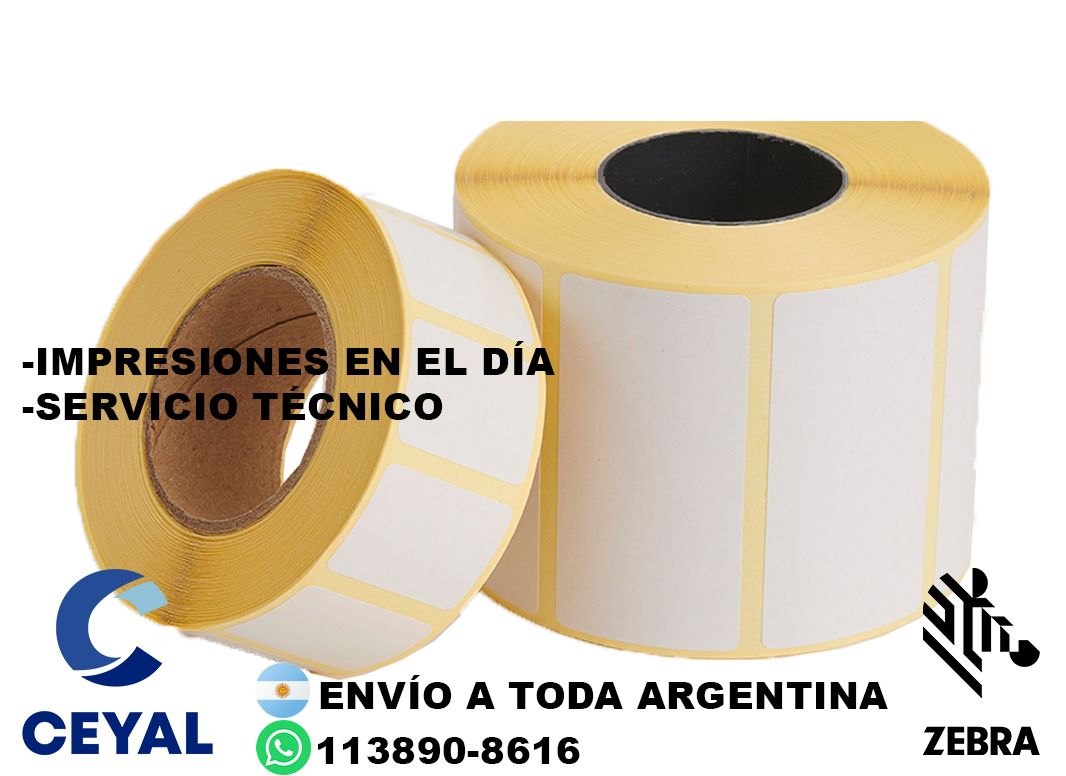 Poliamida  y etiquetas 72 x 22 argentina