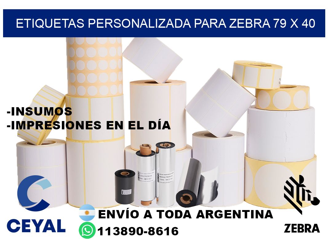etiquetas personalizada para zebra 79 x 40