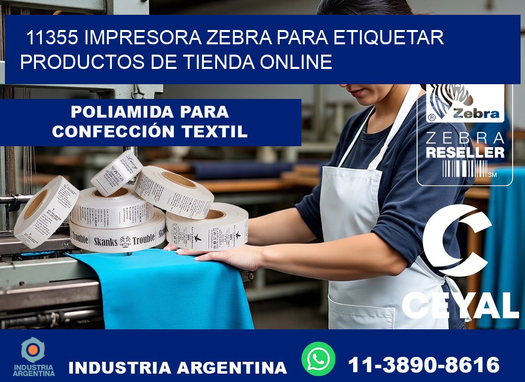 11355 impresora Zebra para etiquetar productos de tienda online