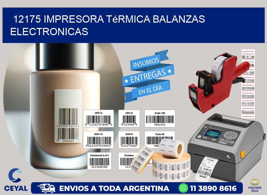 12175 impresora térmica balanzas electronicas