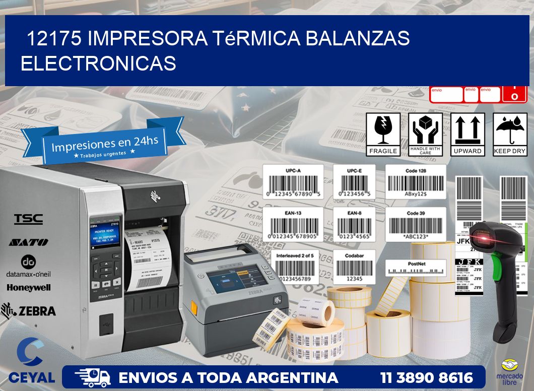 12175 impresora térmica balanzas electronicas