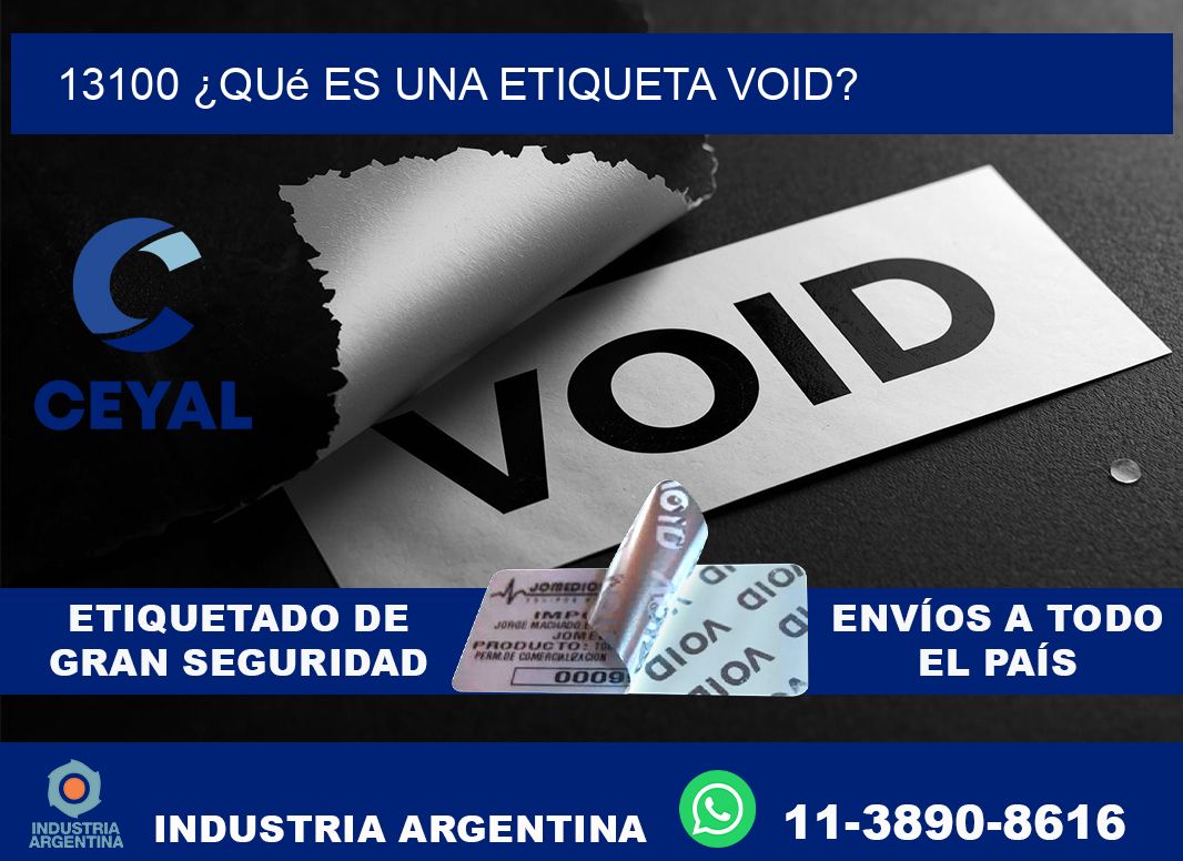 13100 ¿Qué es una etiqueta void?