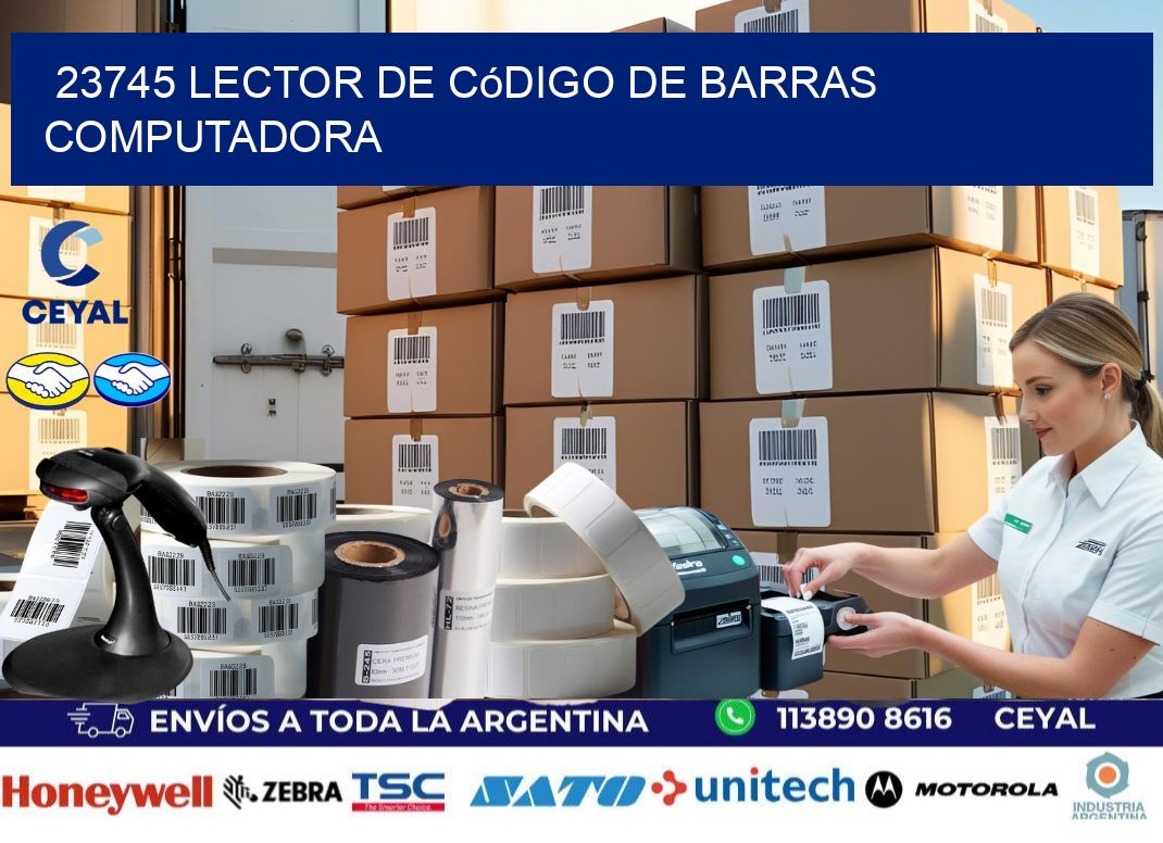 23745 Lector de código de barras computadora