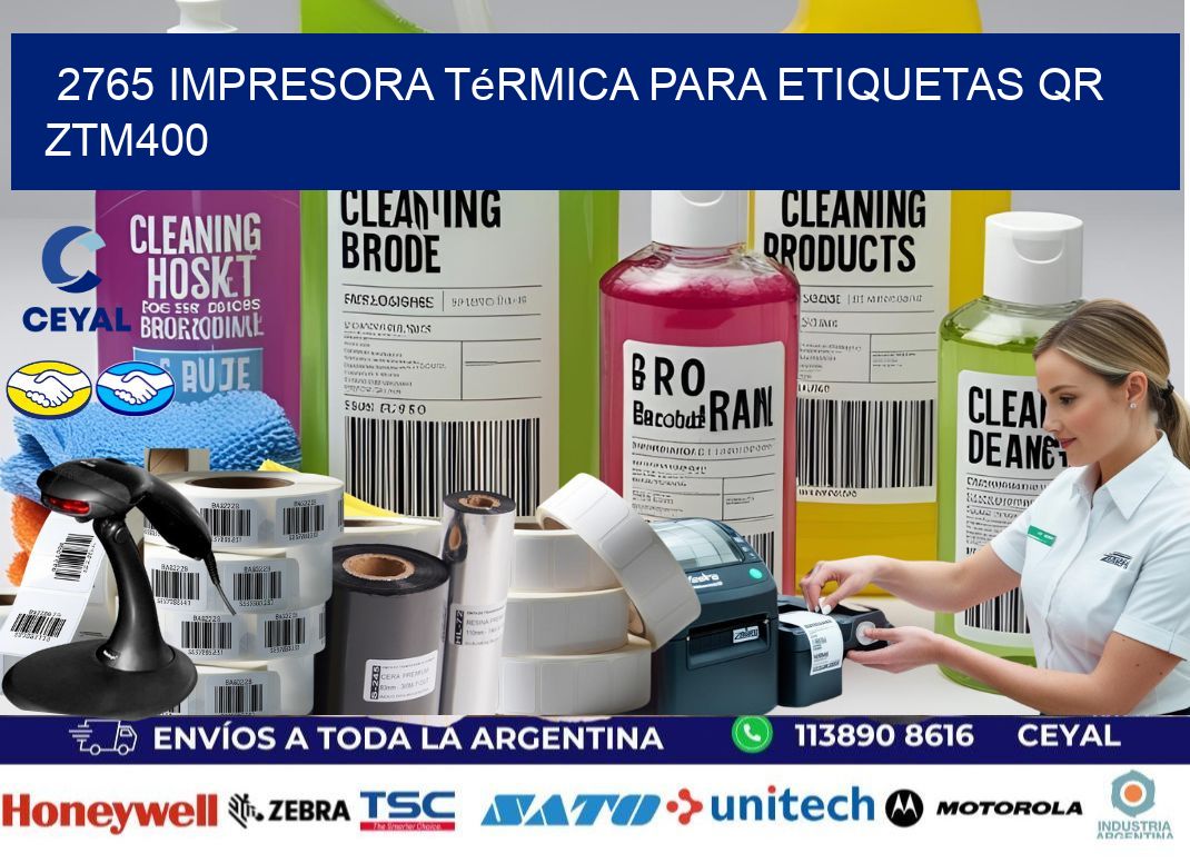2765 impresora térmica para etiquetas QR ZTM400