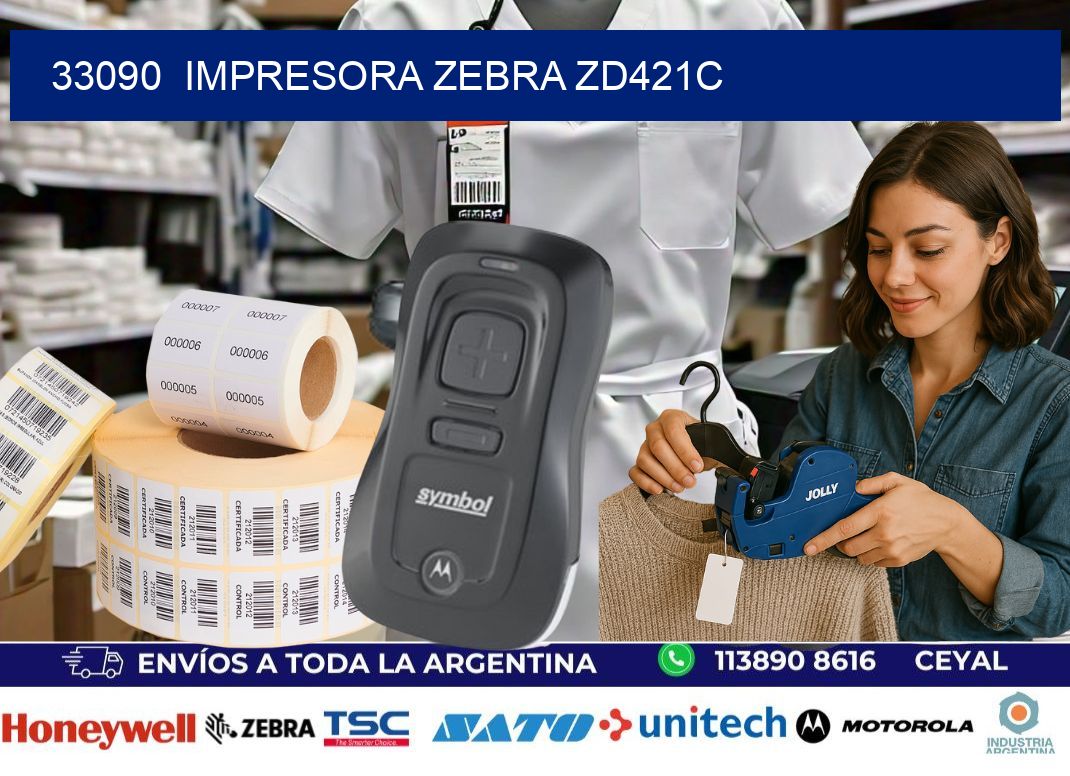 33090 Impresora Zebra zd421c