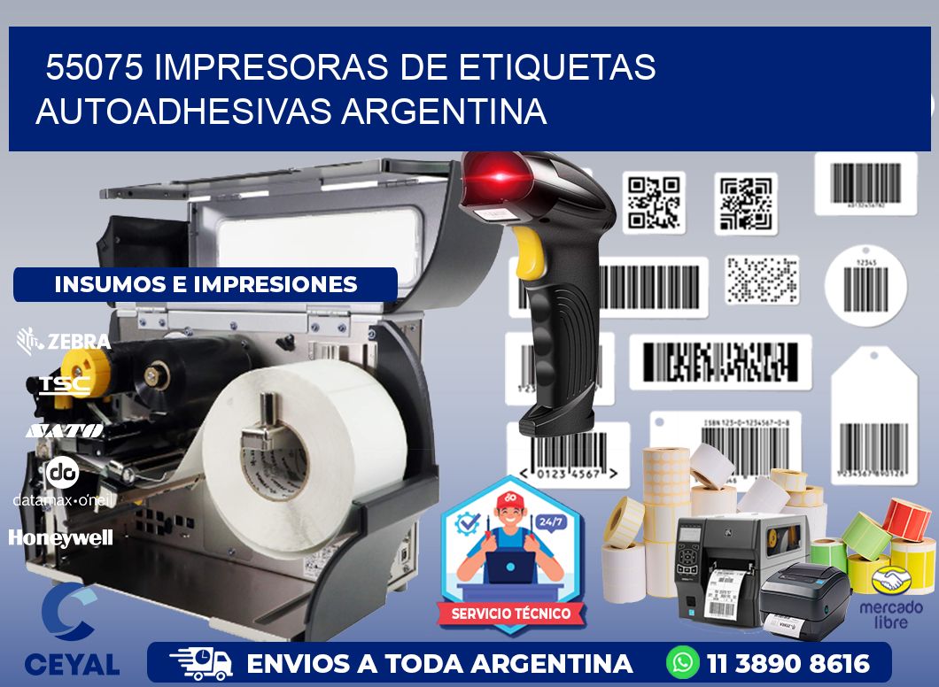 55075 Impresoras de etiquetas autoadhesivas argentina