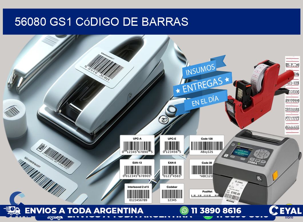 56080 GS1 código de barras
